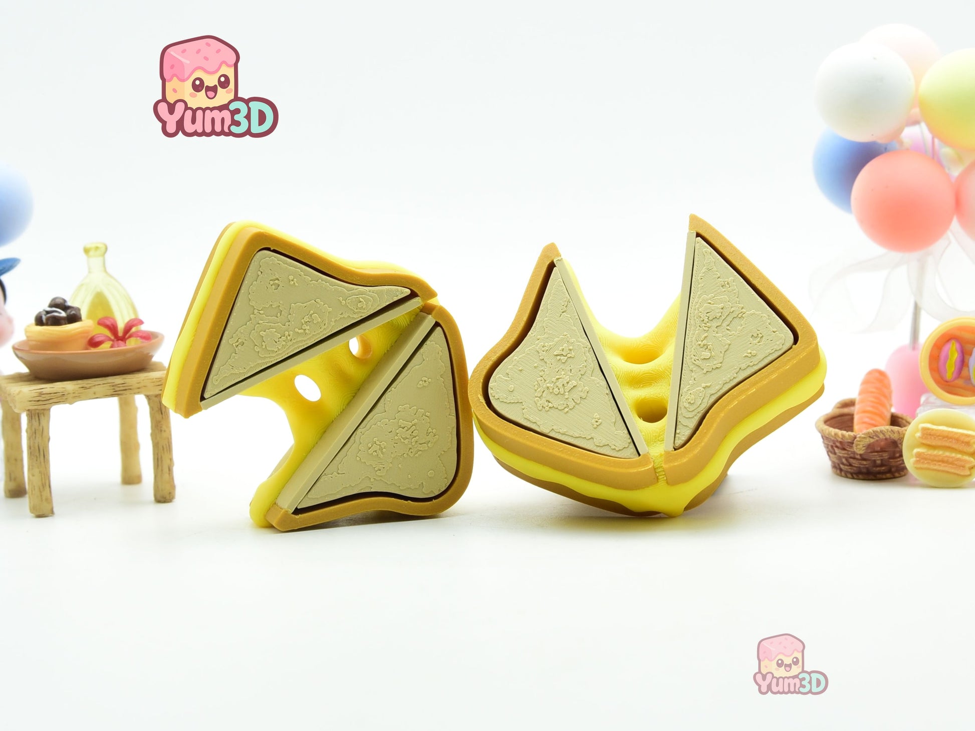 Yum3D-Melty Grilled Cheese Fidget Led Clicker Keychain_08.jpg