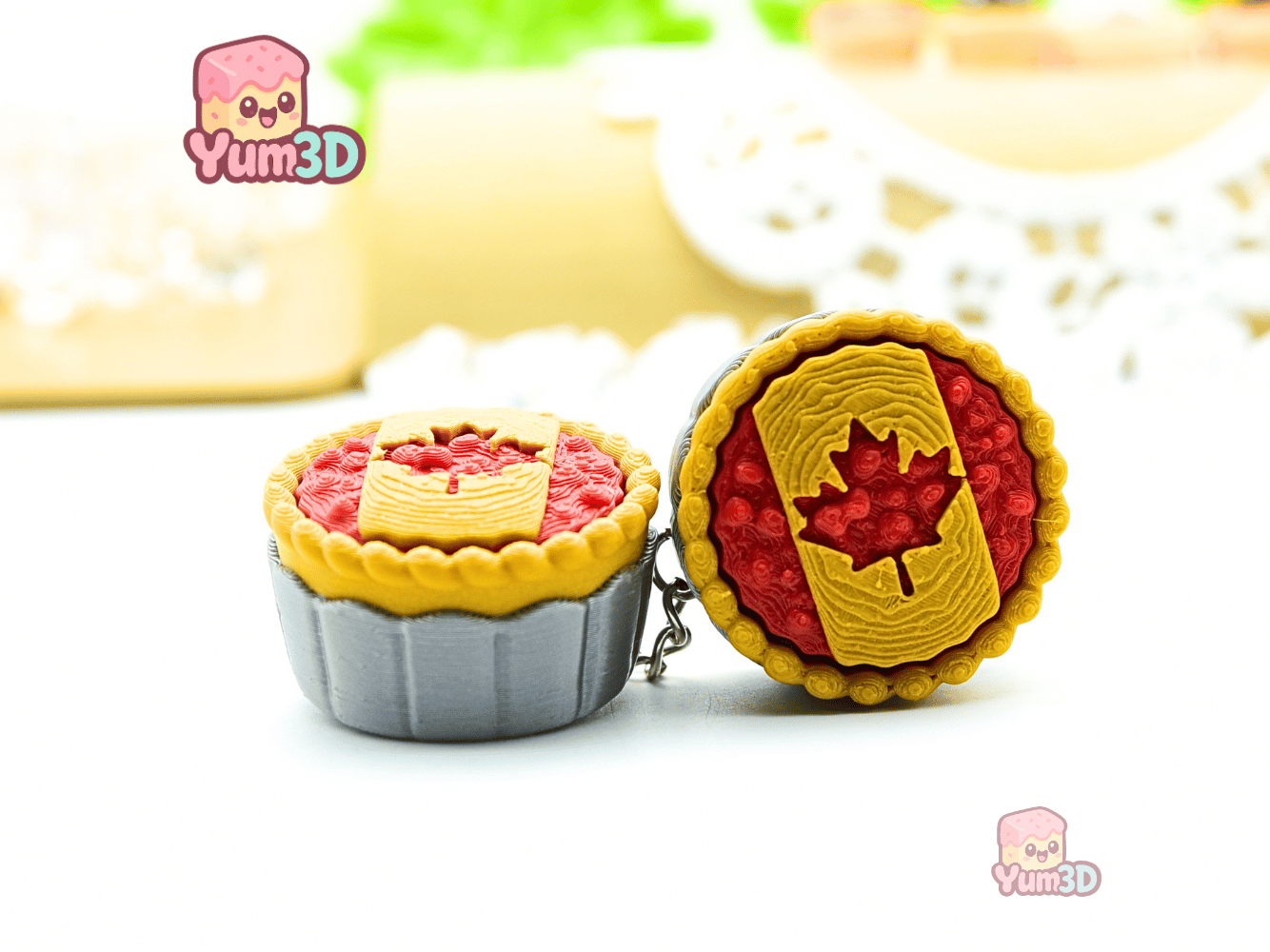 Yum3D-Canada Pie for Food Lovers Fidget Clicker Keychain_10.png