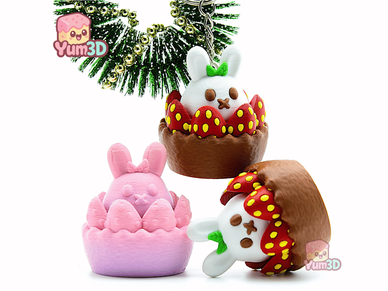 Yum3D-Strawberry Tart Bunny Fidget Clicker Keychain_05.png