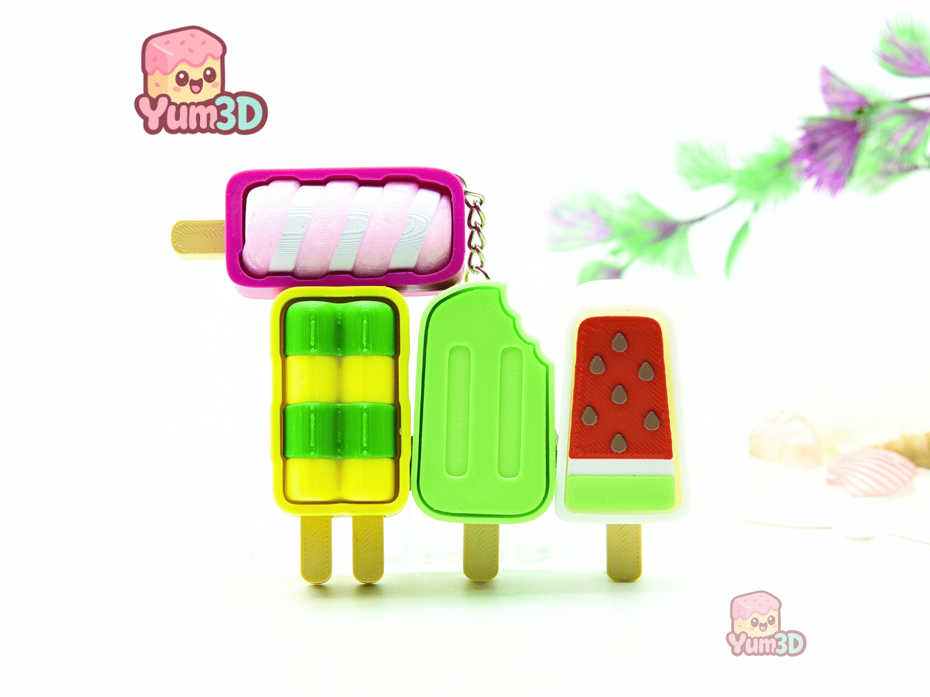 Yum3D-Cute Popicle Set of Clicker Keychains_09.png