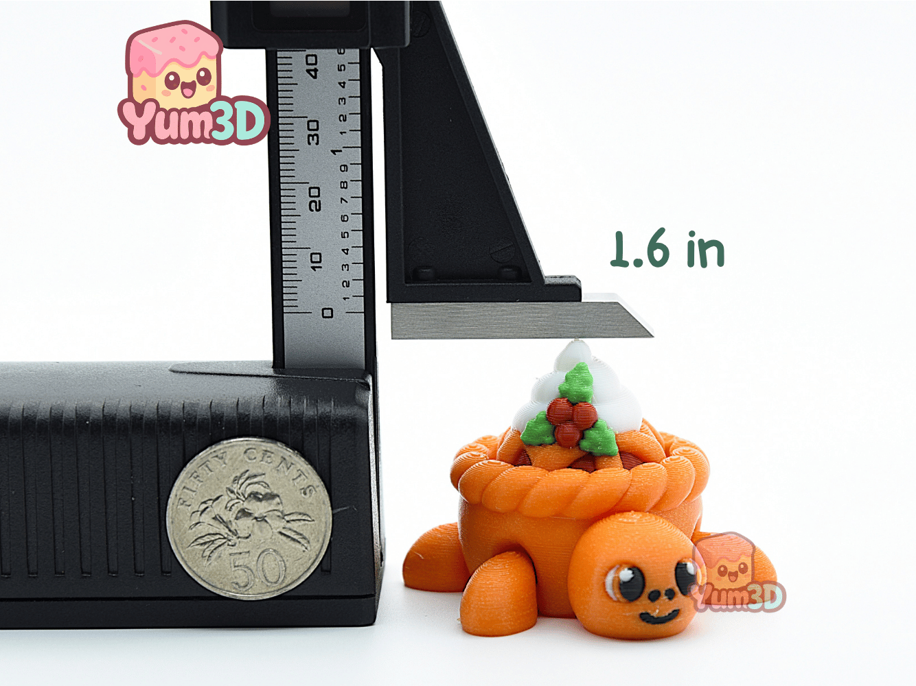 Yum3D-Cranberry Turtle Pie Articulated Fidget Clicker Keychain_04.png