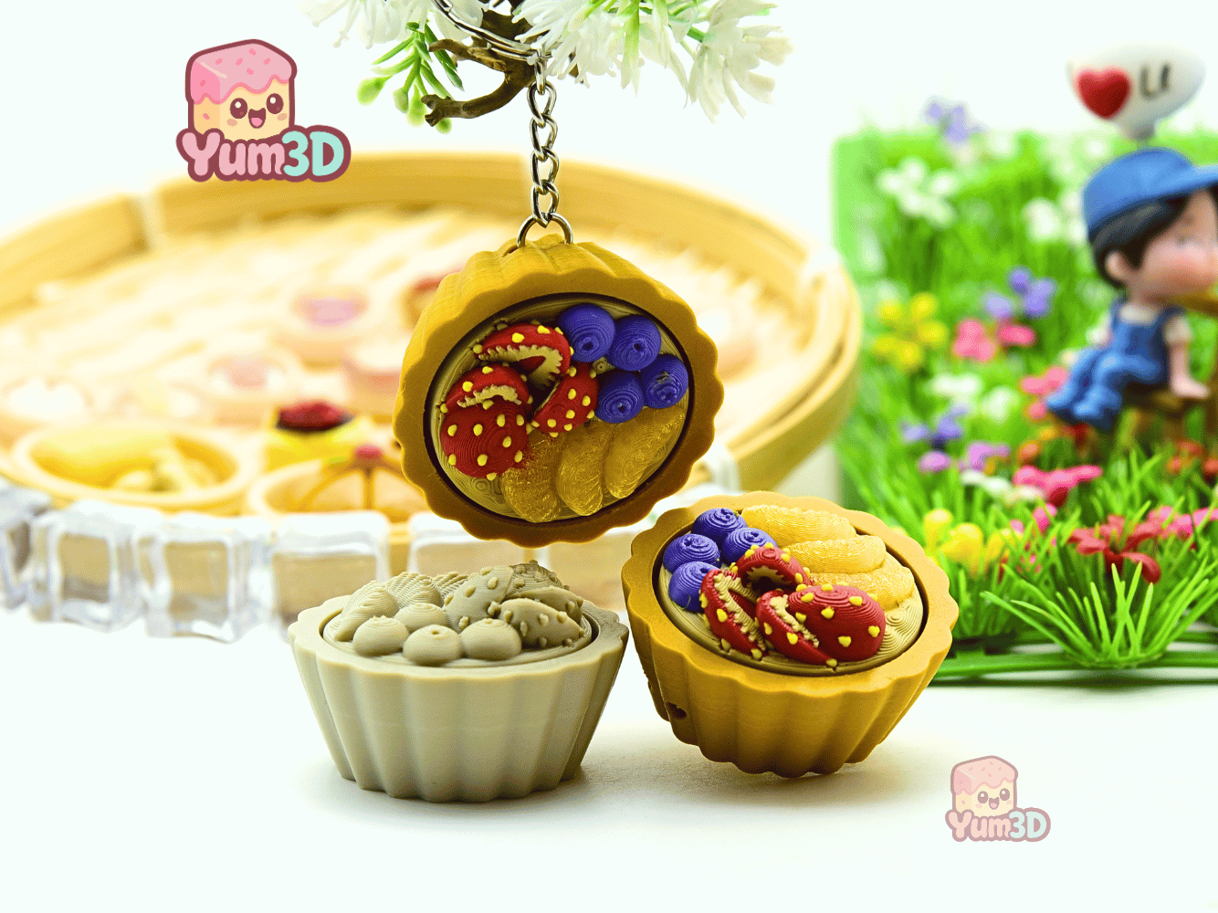Yum3D-Fruit Cream Tart Fidget Clicker Keychain_05.png