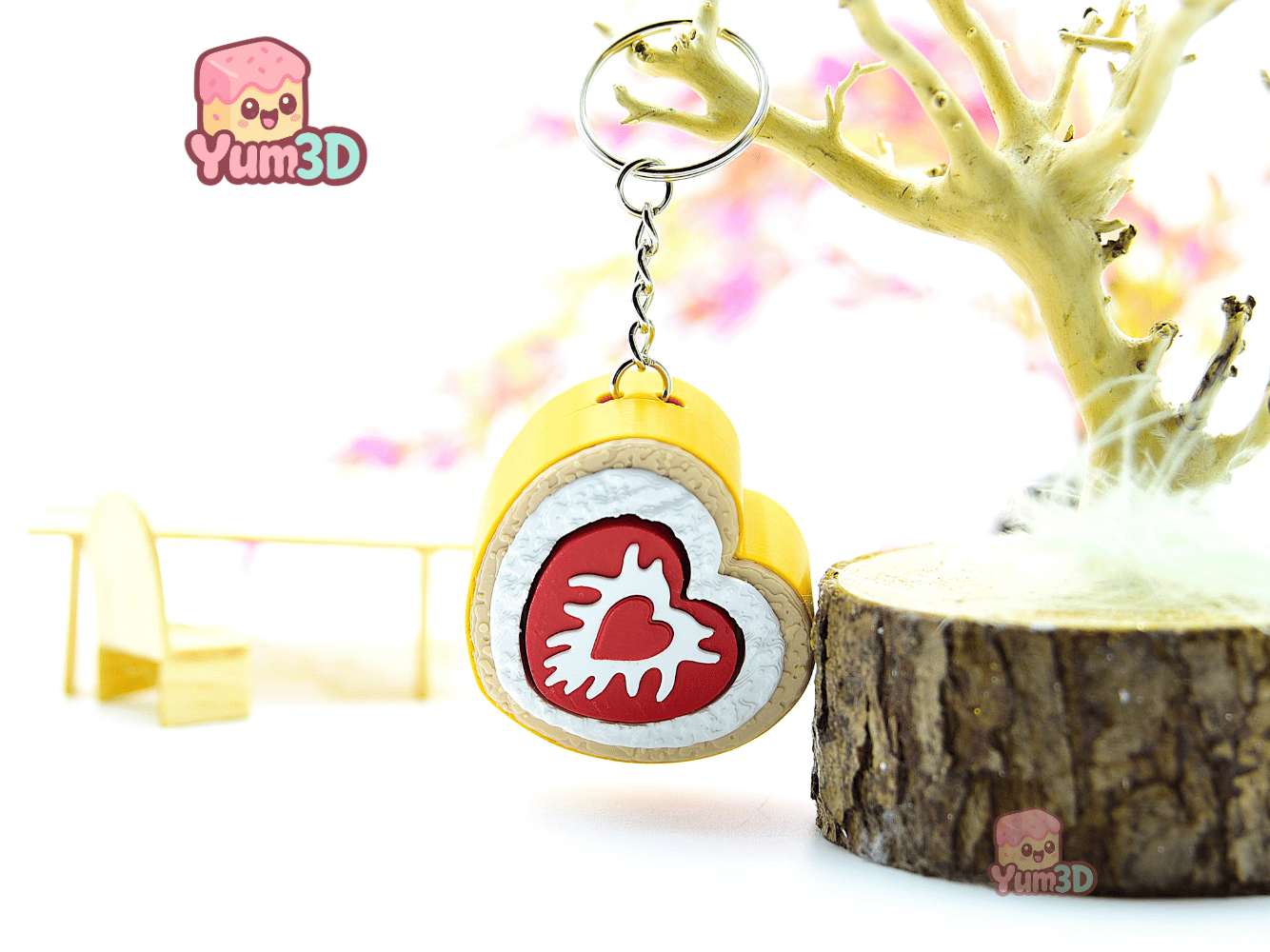 Yum3D-Heart Roll Cake Fidget Clicker Keychain_07.png