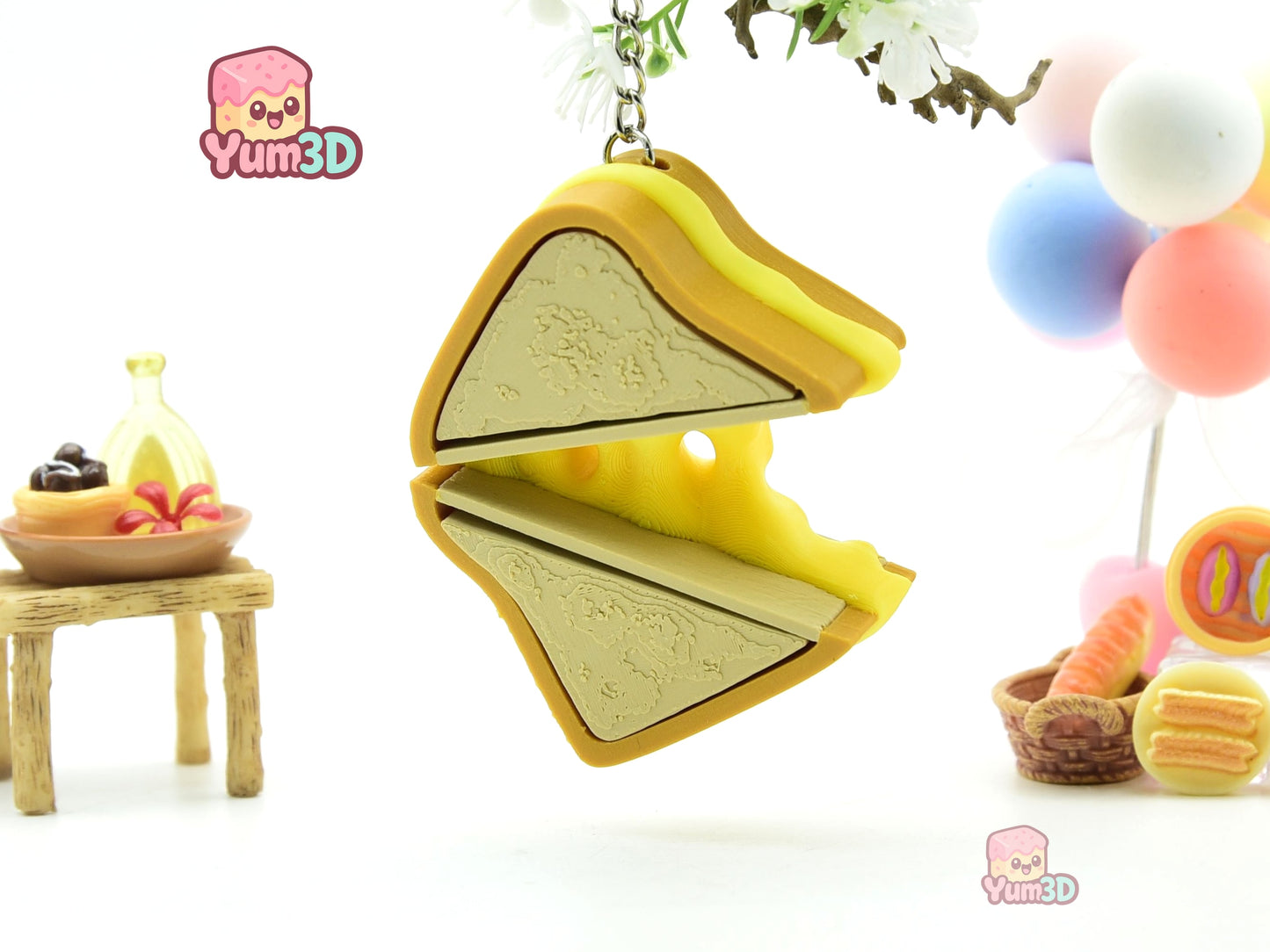Yum3D-Melty Grilled Cheese Fidget Led Clicker Keychain_07.jpg