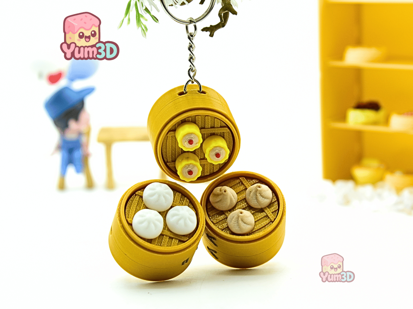 Yum3D-Dim Sum Steamer Basket Set of Clicker Keychains_07.png
