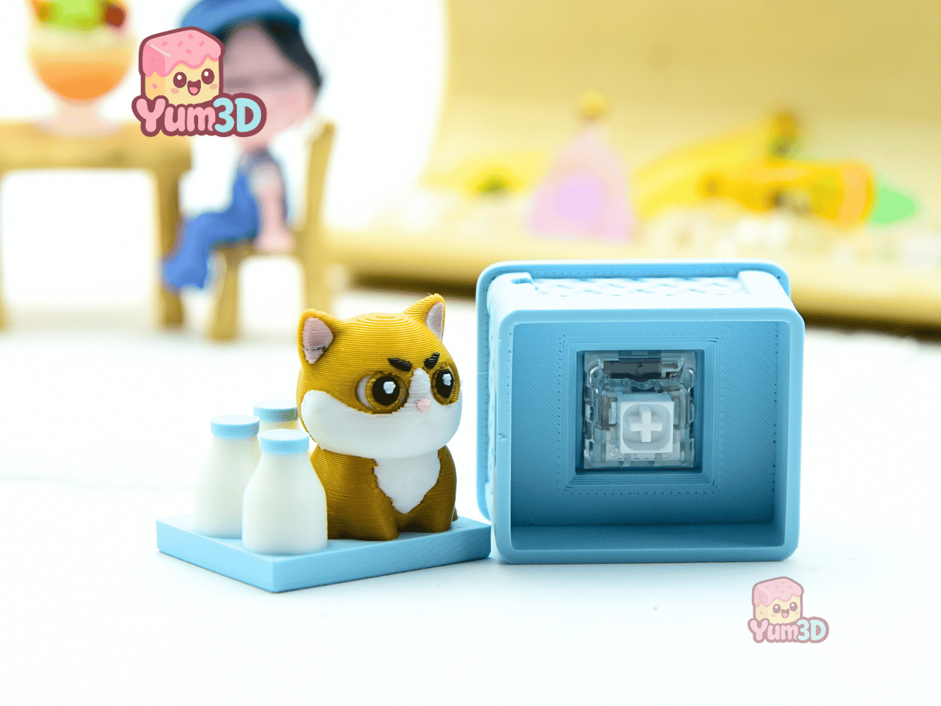 Yum3D-Cute Cat in a Milk Crate Fidget Clicker Keychain_03.png