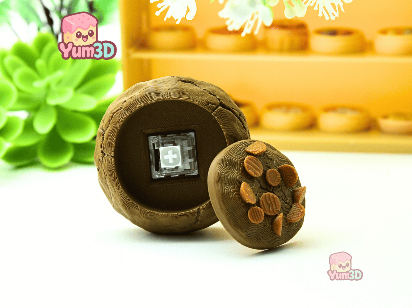 Yum3D-Chocolate Chip Cookie Fidget Clicker Keychain_03.png