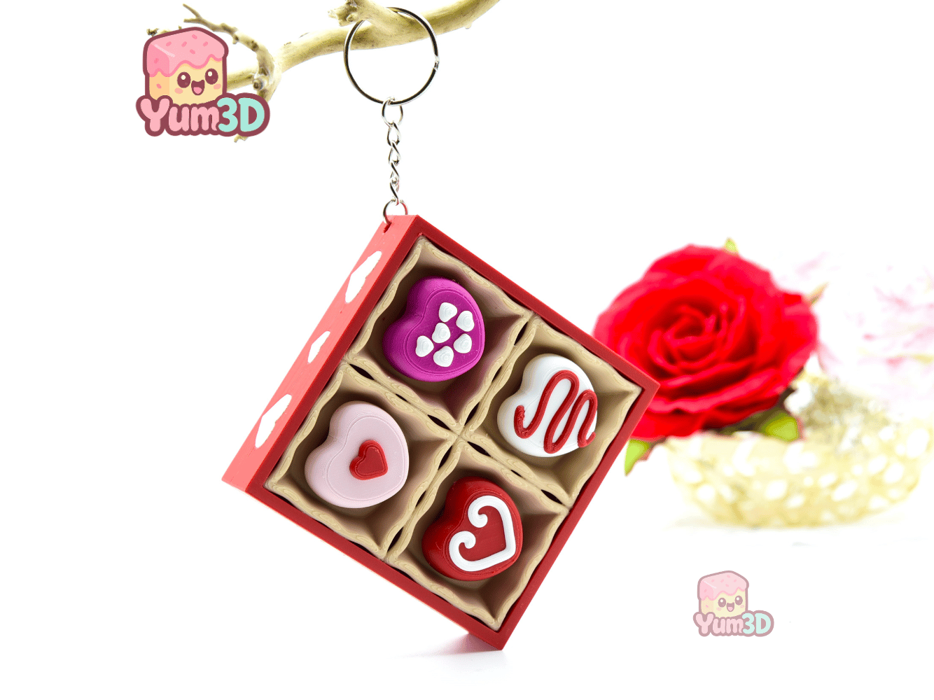 Yum3D-Valentine Chocolate Delight Fidget Clicker Keychain_07.png