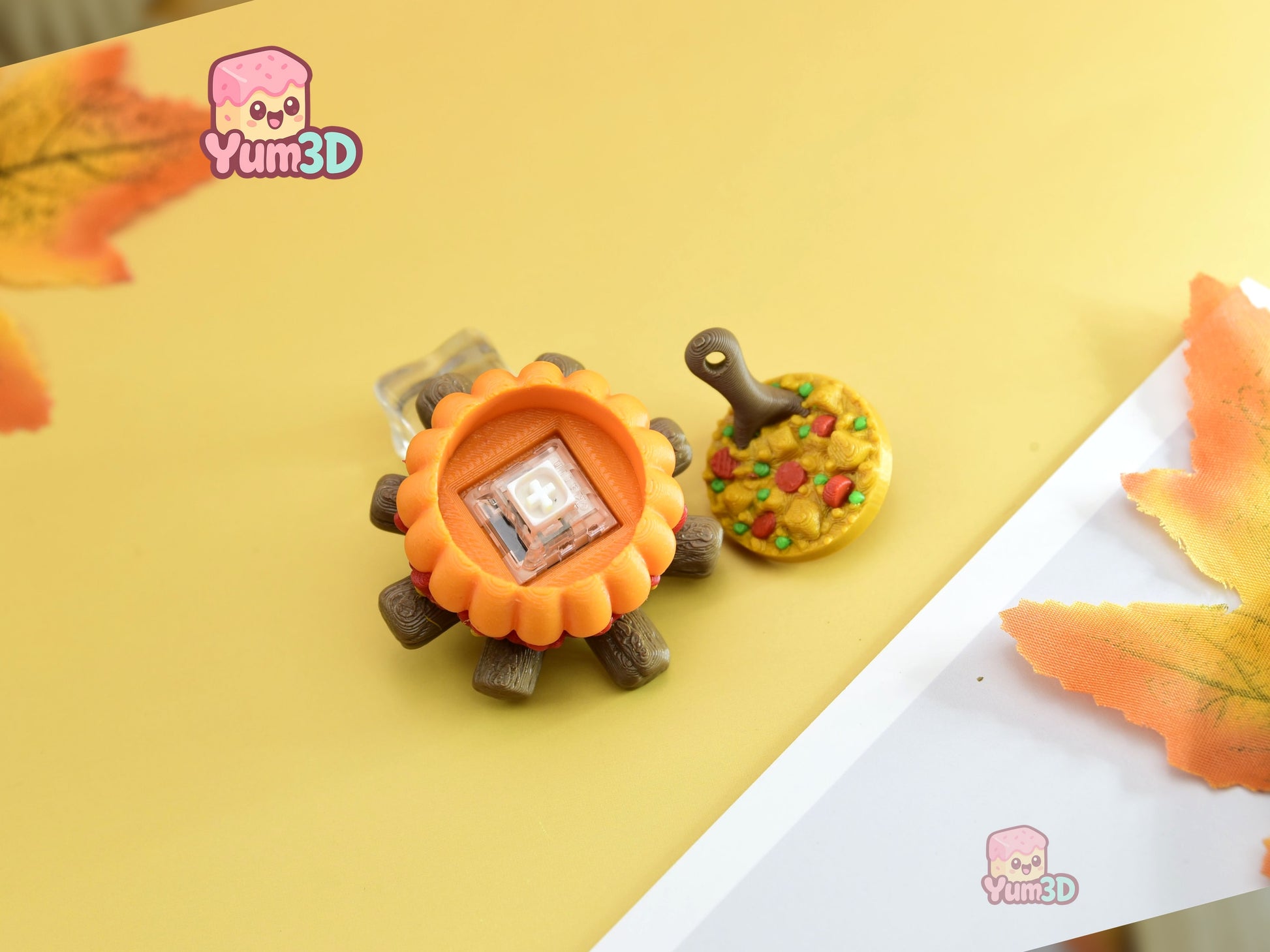 Yum3D-Cozy Pumpkin Bowl Fidget Clicker Keychain_02.jpg