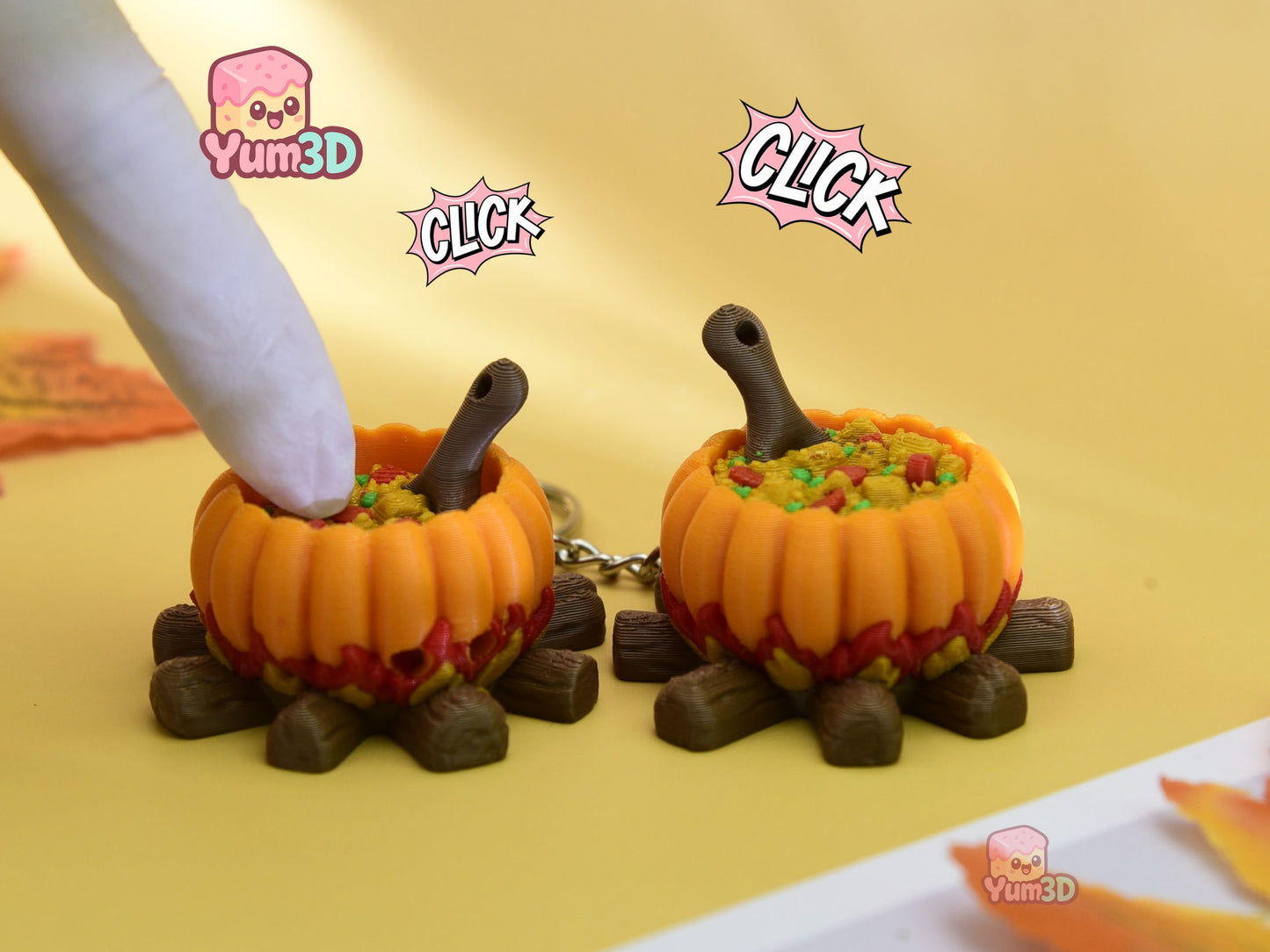 Yum3D-Cozy Pumpkin Bowl Fidget Clicker Keychain_01.jpg