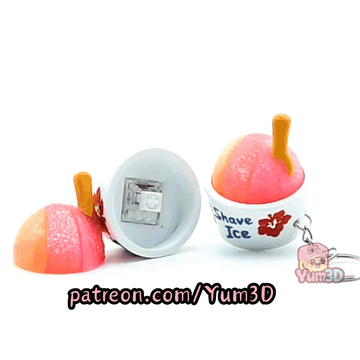 Yum3D-Happy Shaved Ice Fidget Clicker Keychain_11.gif