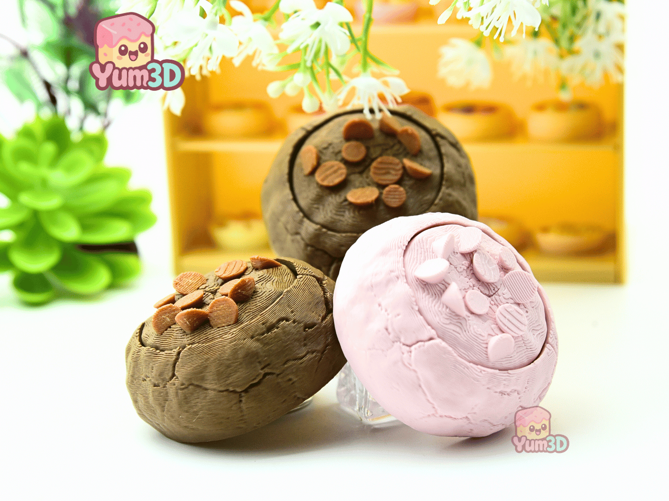 Yum3D-Chocolate Chip Cookie Fidget Clicker Keychain_08.png