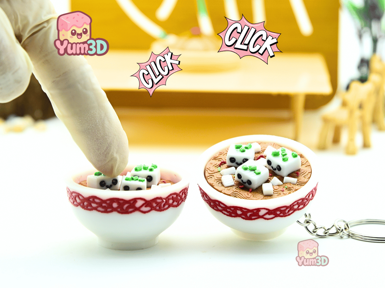 Yum3D-Happy Tofu Bites Fidget Clicker Keychain_01.png
