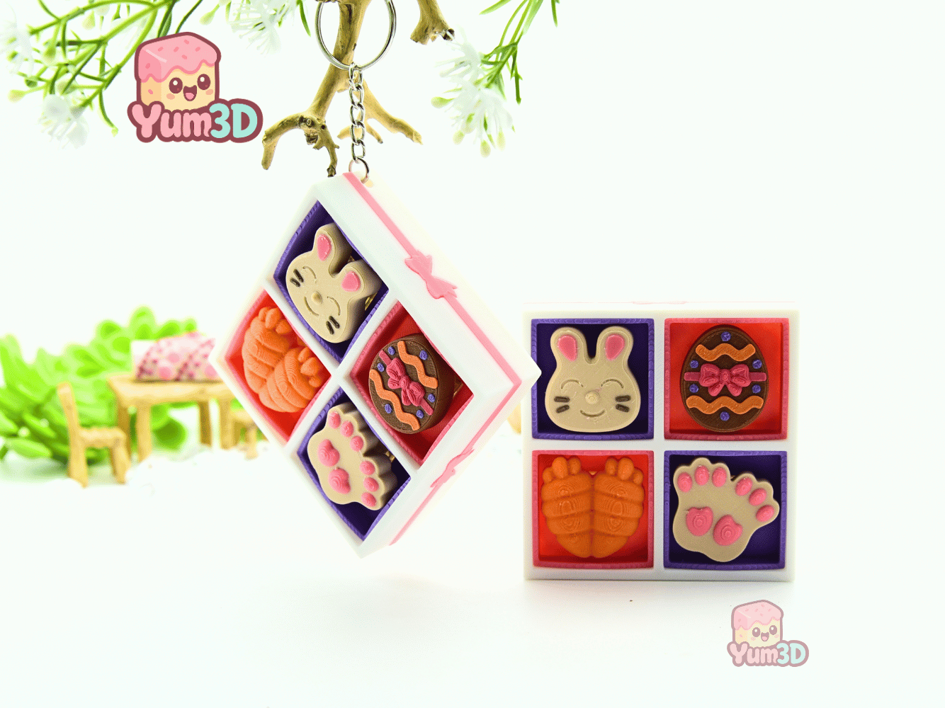 Yum3D-Easter Cookie Delight Fidget Clicker Keychain_06.png