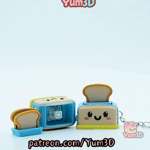 Yum3D-Cute Toaster Fidget Clicker Keychain_11.gif