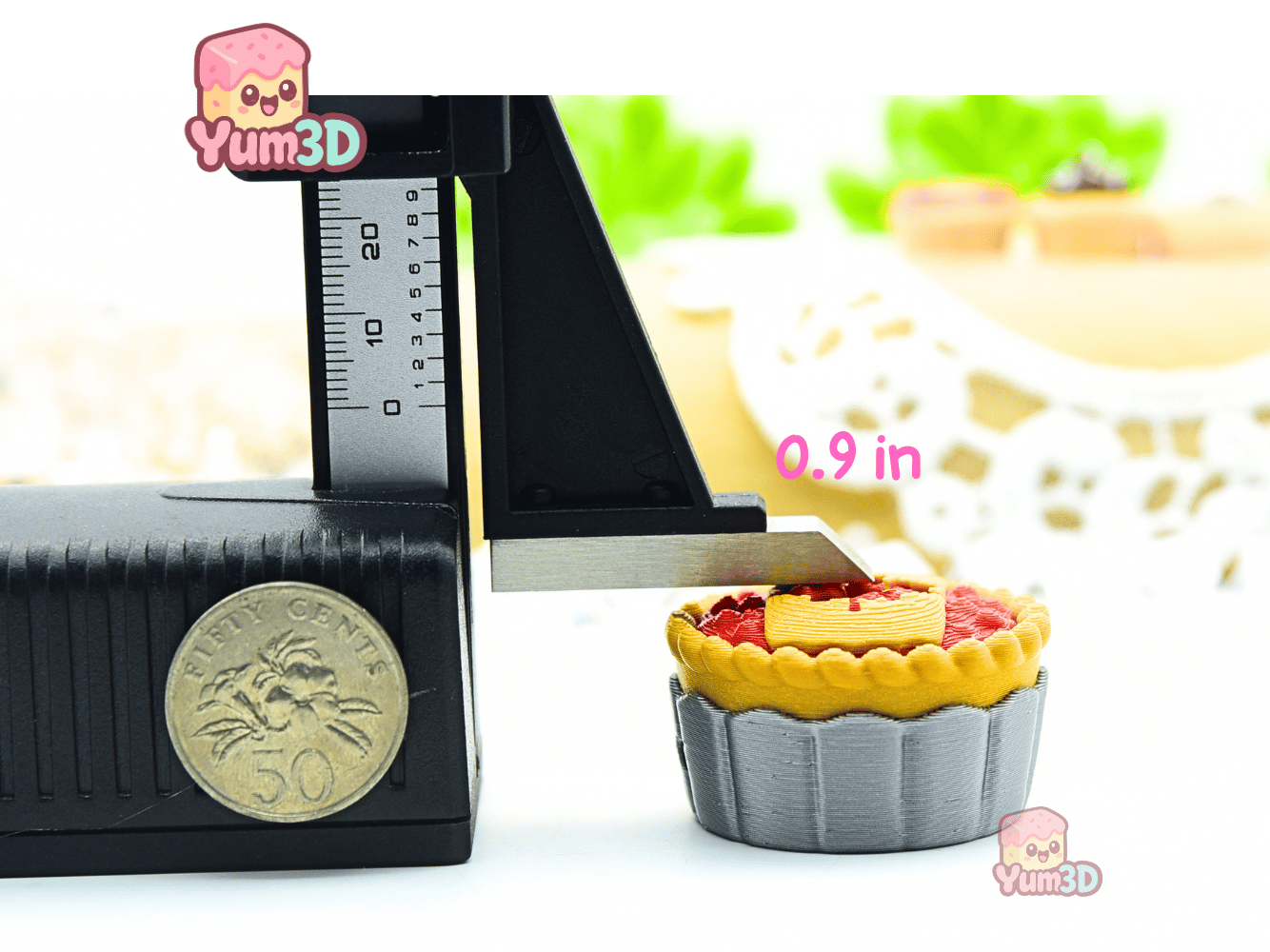 Yum3D-Canada Pie for Food Lovers Fidget Clicker Keychain_04.png