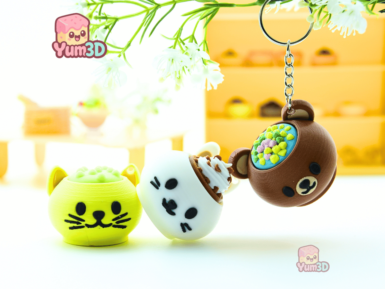 Yum3D-Animal Cups Set of Clicker Keychains_06.png