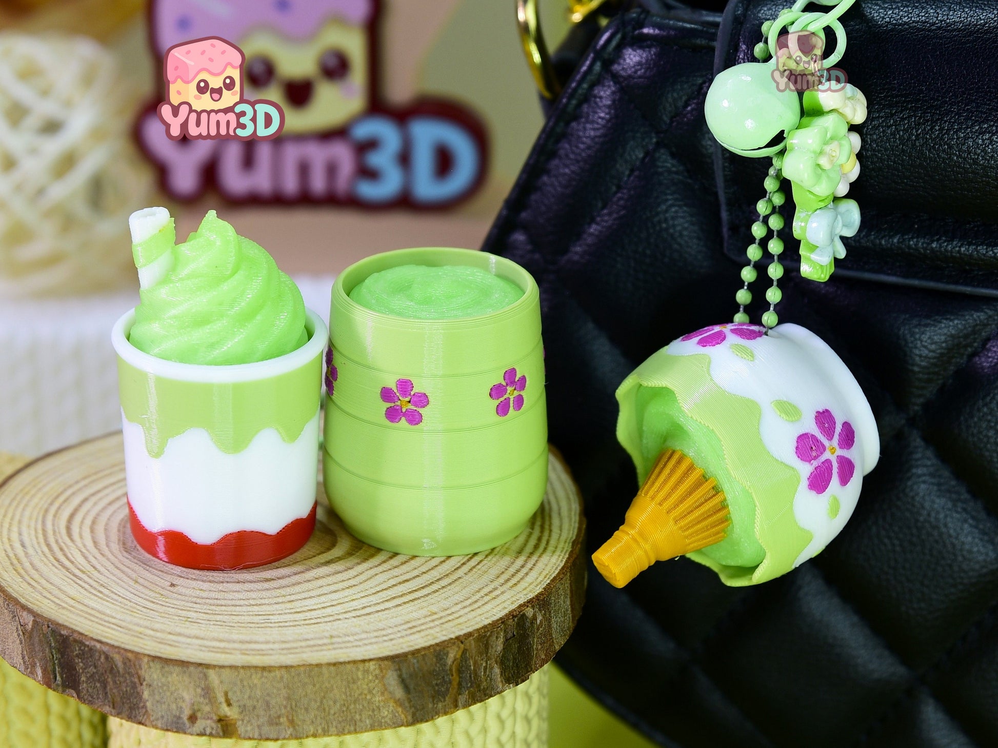 Yum3D-Mint Matcha Treats Set of Clicker Keychains_05.jpg
