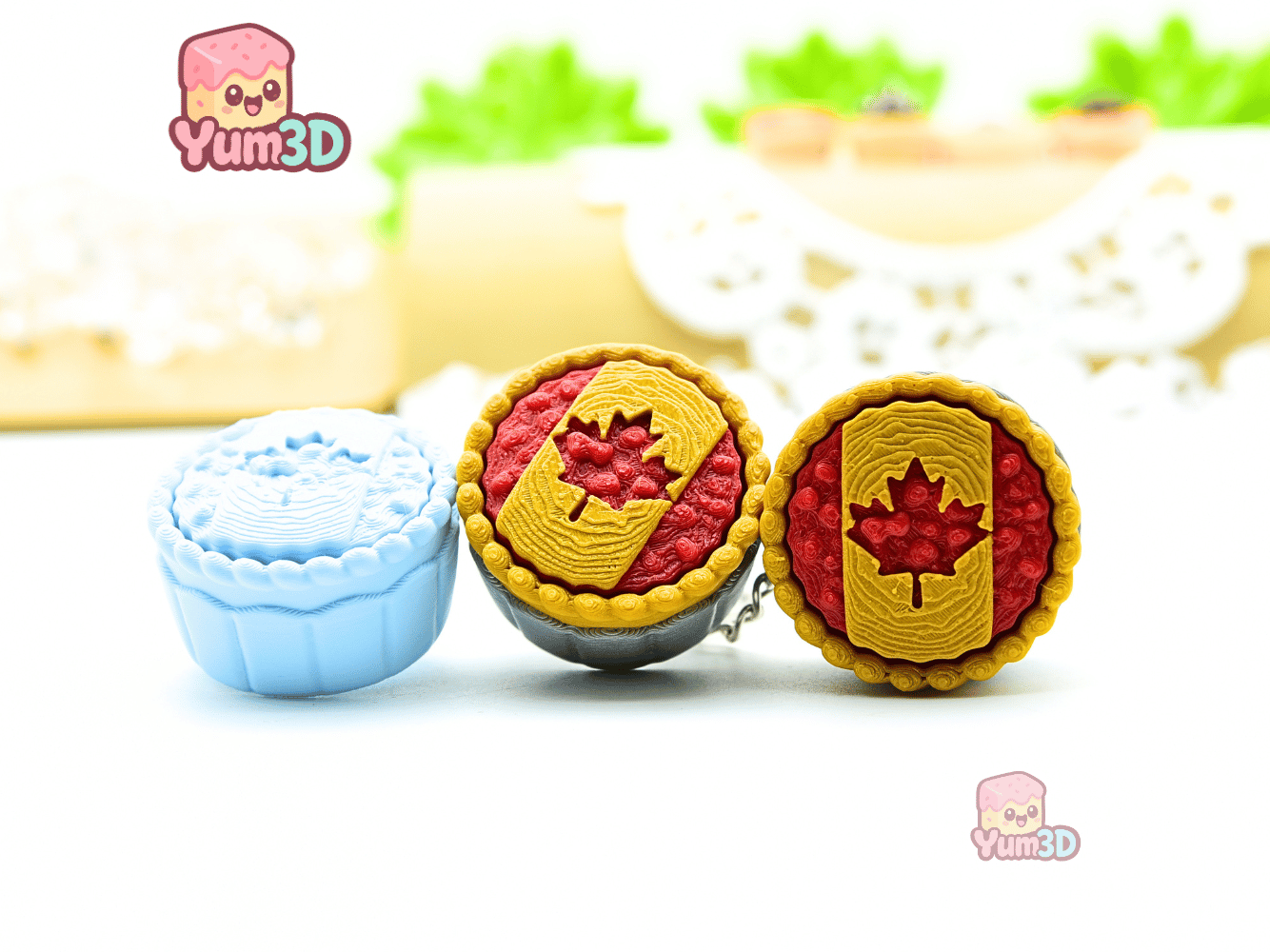 Yum3D-Canada Pie for Food Lovers Fidget Clicker Keychain_08.png