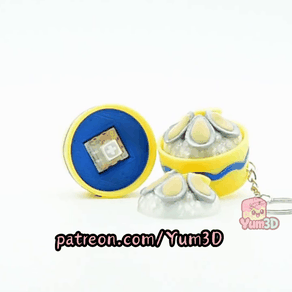 Yum3D-Oyster Bowl Fidget Clicker Keychain_10.gif