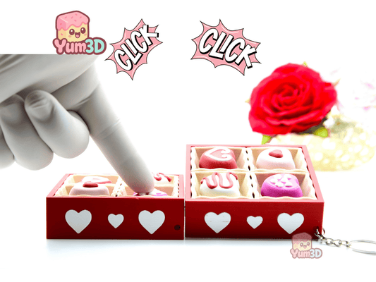 Yum3D-Valentine Chocolate Delight Fidget Clicker Keychain_01.png