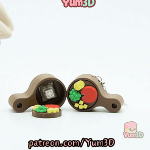 Yum3D-Mini Charcuterie Board Fidget Clicker Keychain_11.gif