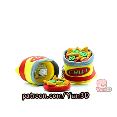 Yum3D-Chili Fritos Pie Fidget Clicker Keychain_11.gif