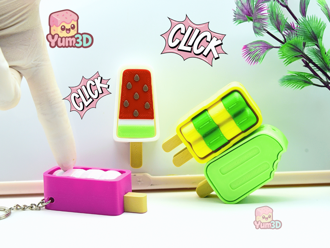 Yum3D-Cute Popicle Set of Clicker Keychains_01.png