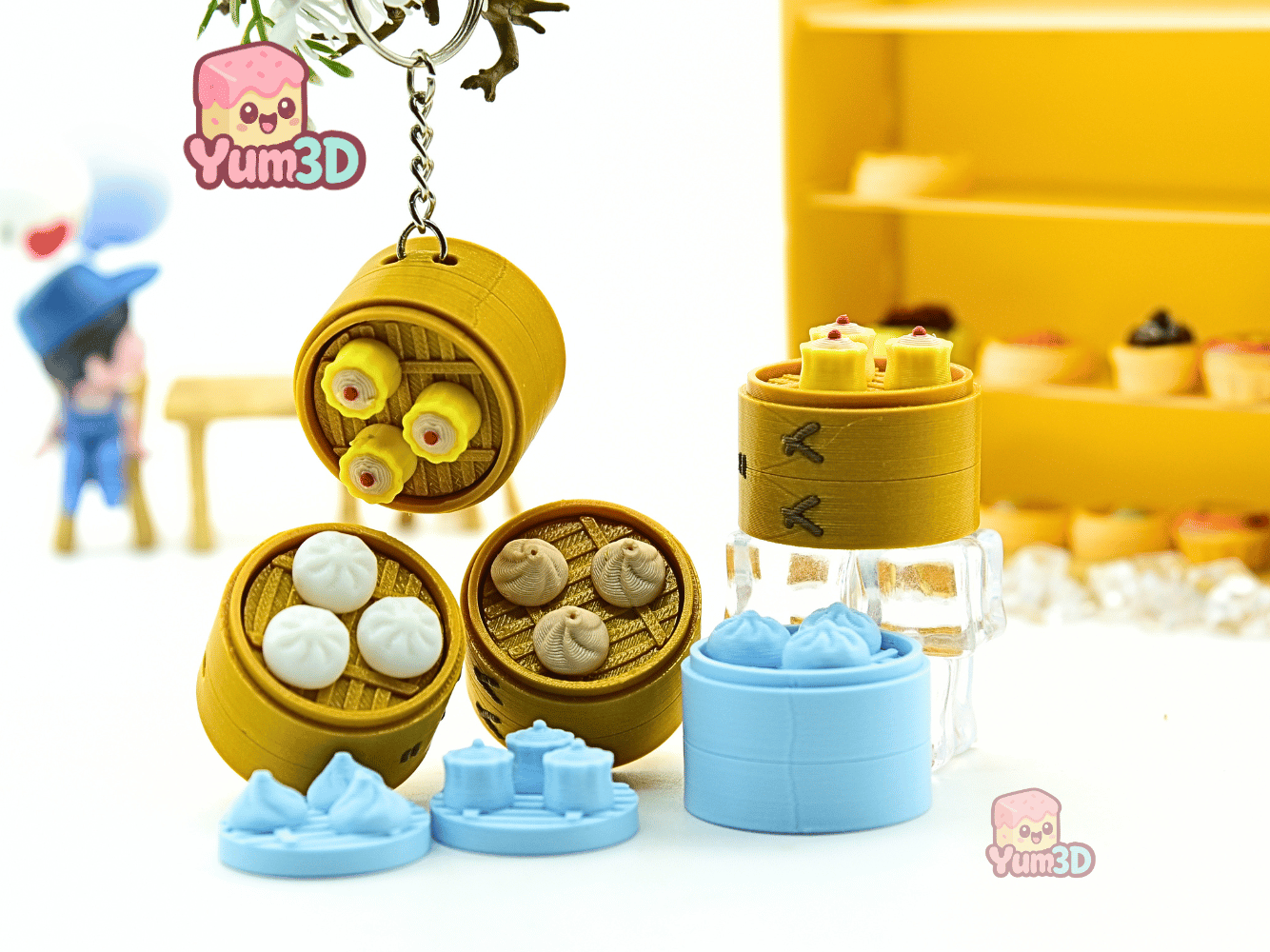 Yum3D-Dim Sum Steamer Basket Set of Clicker Keychains_05.png