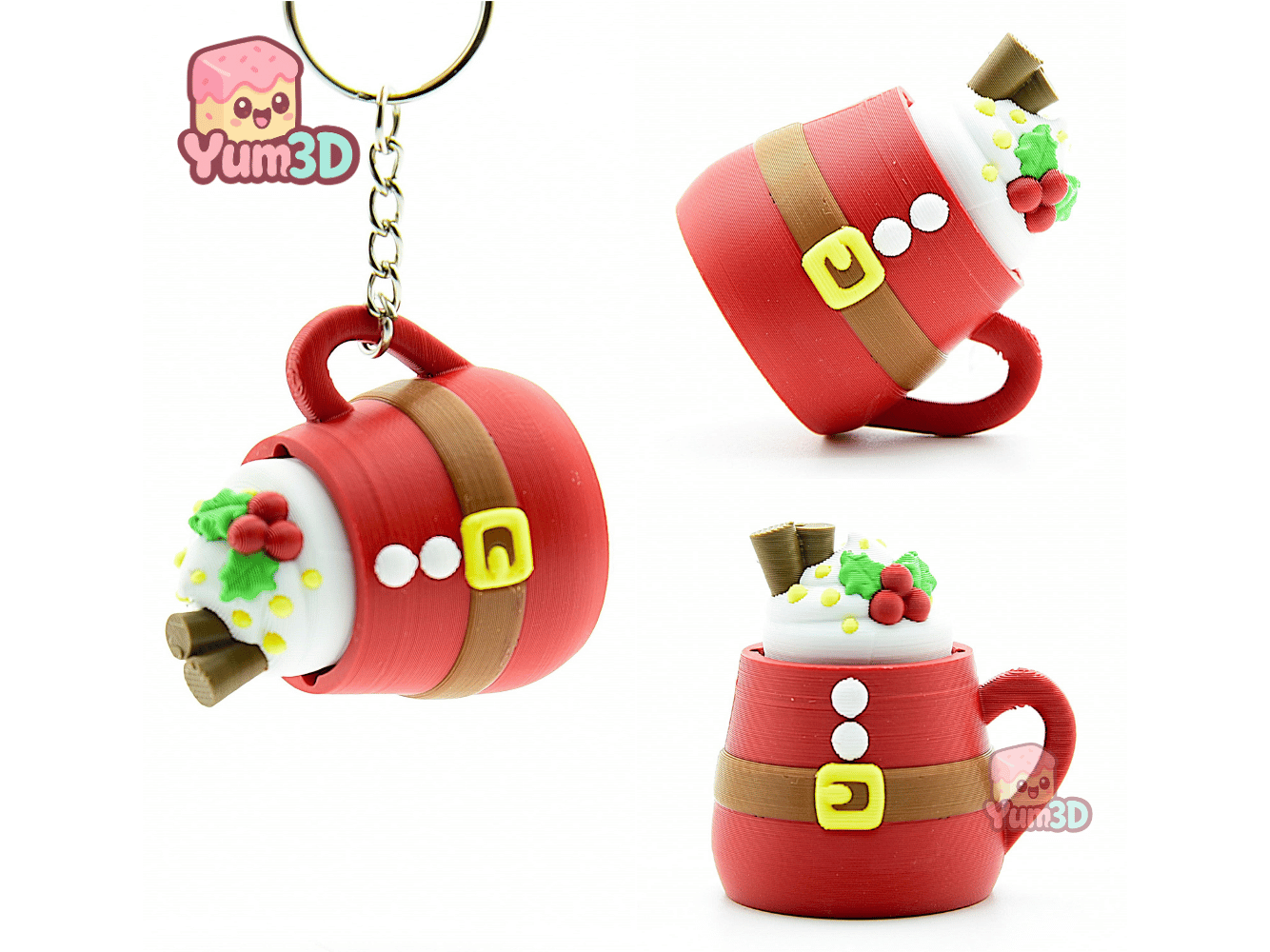 Yum3D-Christmas Santa Mug Fidget Clicker Keychain_02.png