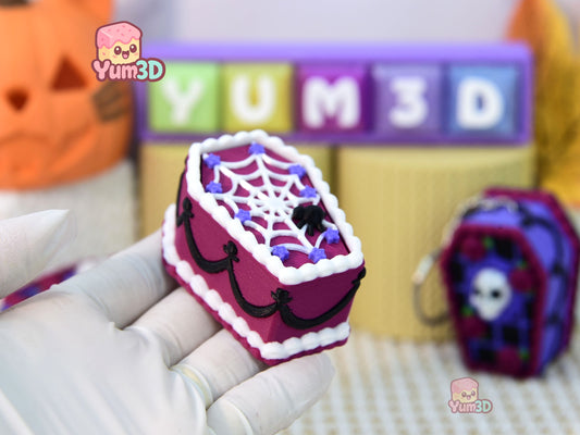 Yum3D-Halloween Gothic Coffin Cake Fidget Clicker Keychain_02.jpg
