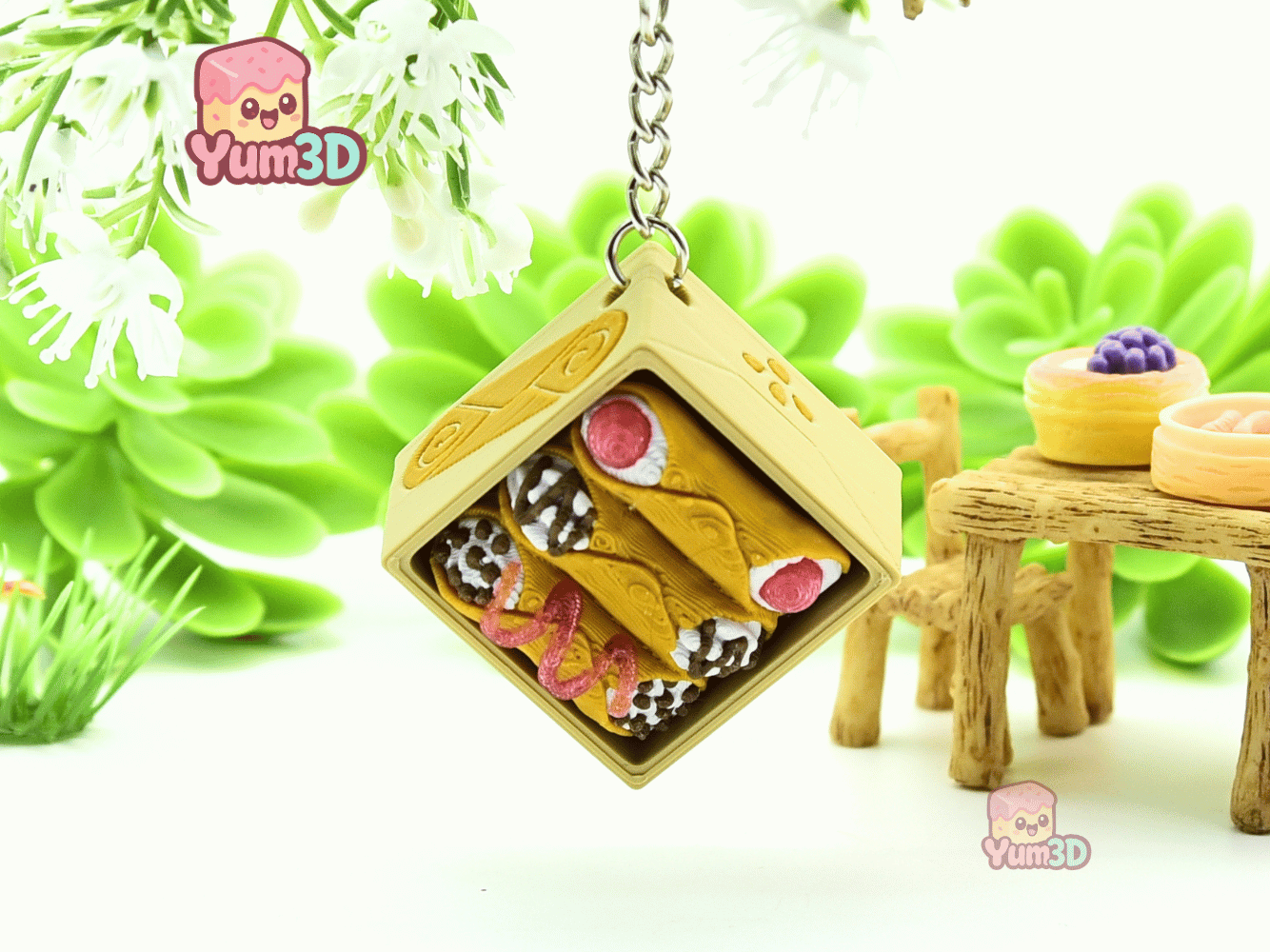 Yum3D-Sweet Cannoli Fidget Clicker Keychain_07.png