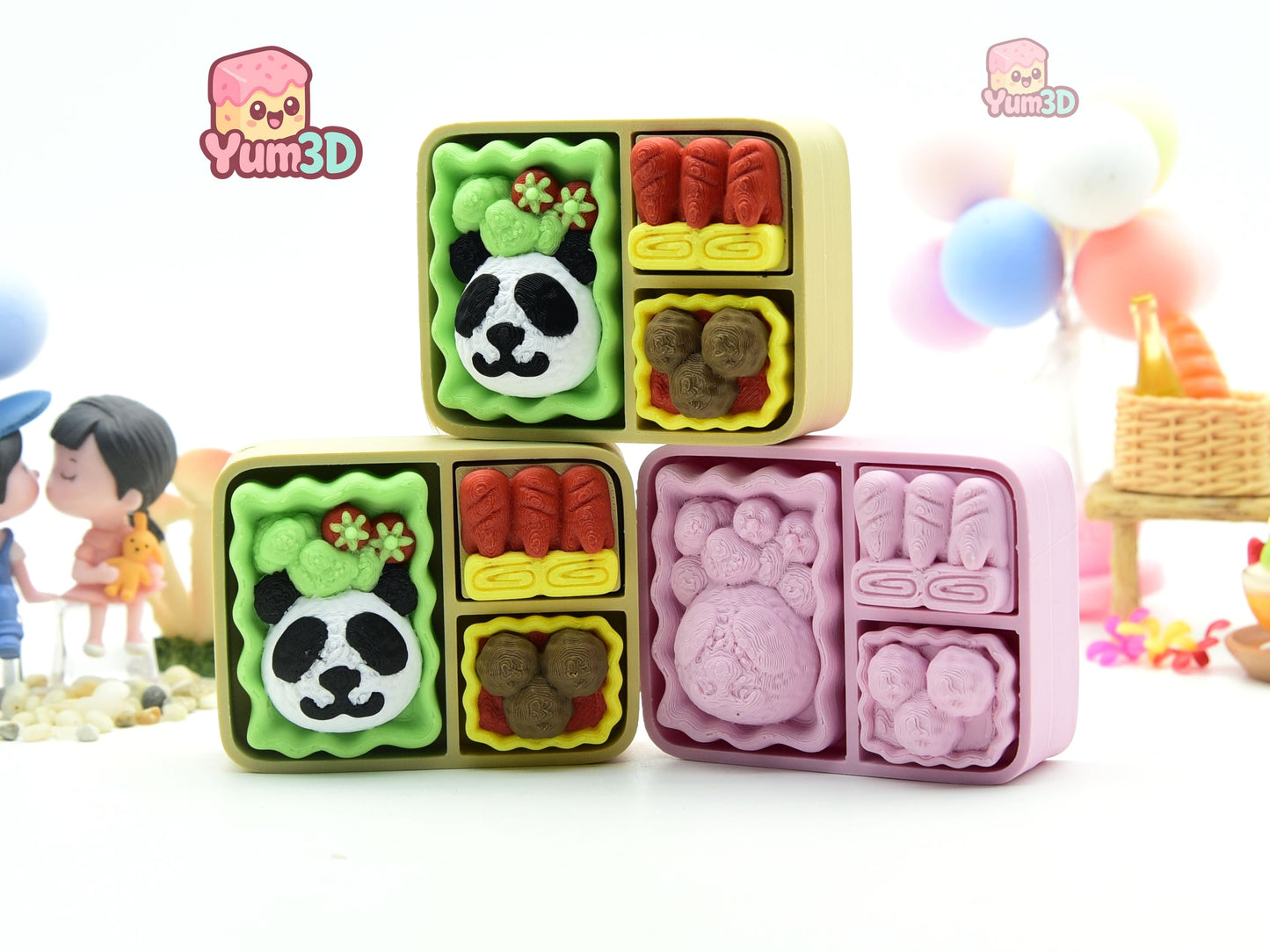 Yum3D-Bento Lunch for Food Lovers Fidget Clicker Keychain_07.jpg