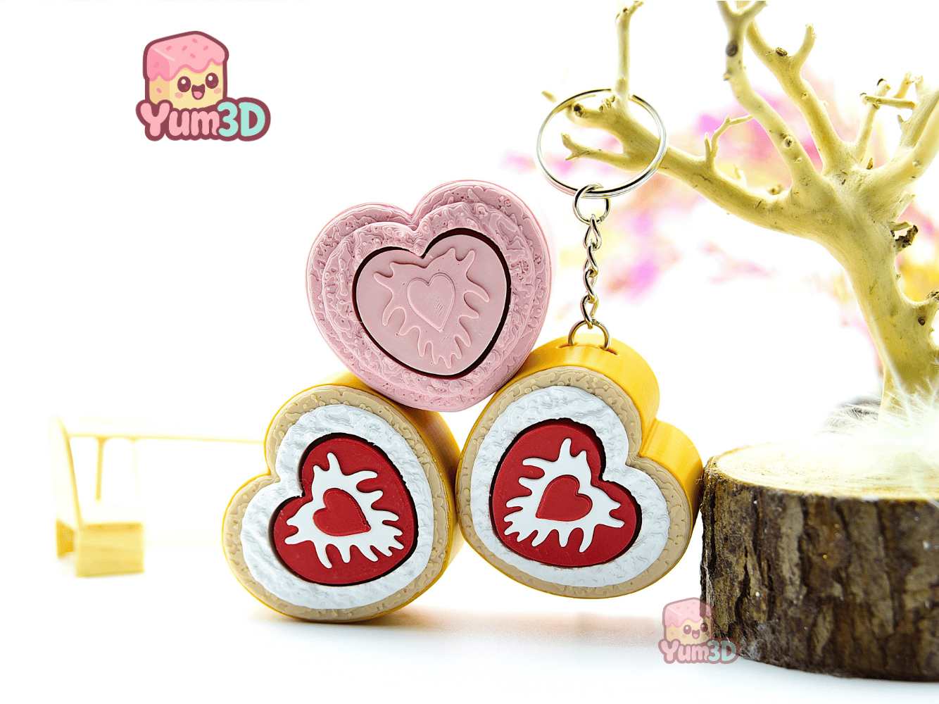 Yum3D-Heart Roll Cake Fidget Clicker Keychain_05.png