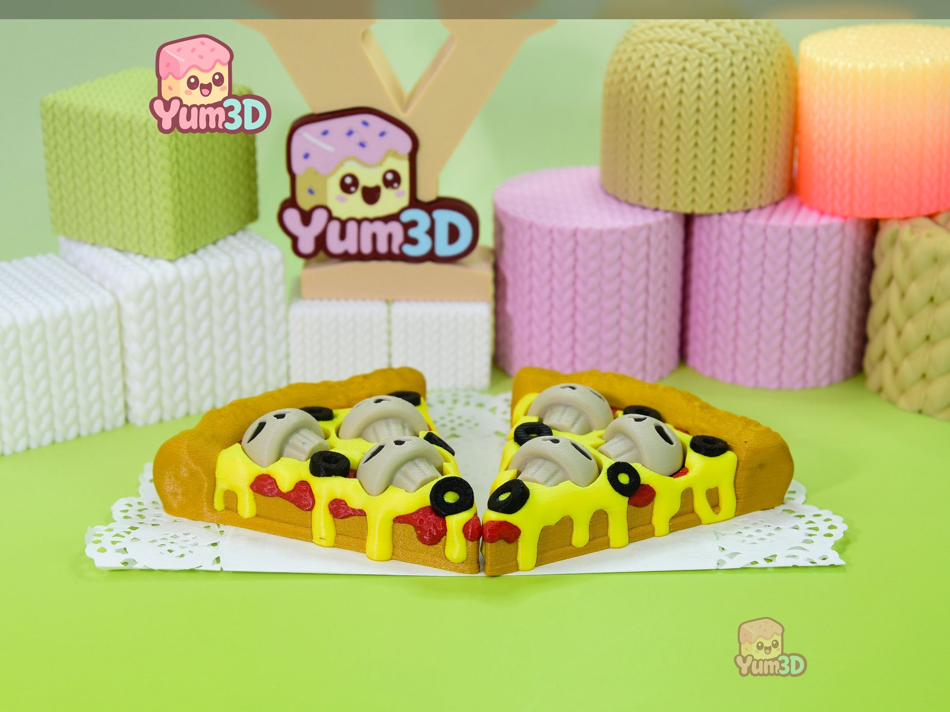 Yum3D-Halloween Skull Slice Pizza Fidget Clicker Keychain_04.jpg