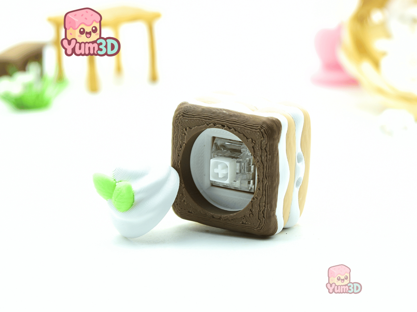Yum3D-Tiramisu Sweet Treat Fidget Clicker Keychain_03.png