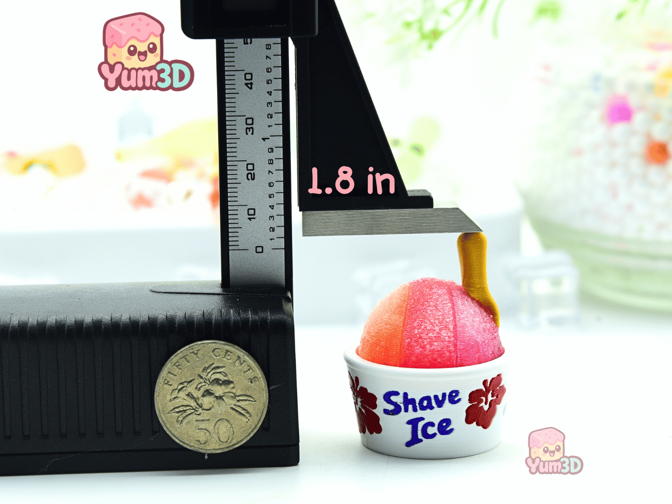 Yum3D-Happy Shaved Ice Fidget Clicker Keychain_04.png