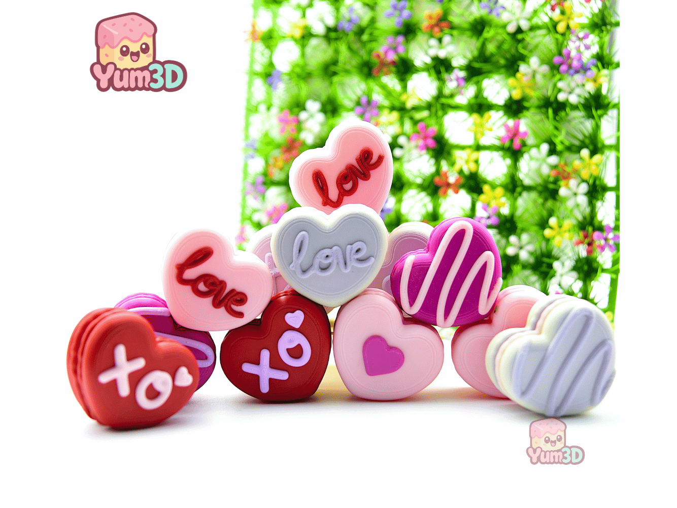 Yum3D-Valentine Macaron Love Set of Clicker Keychains_08.png