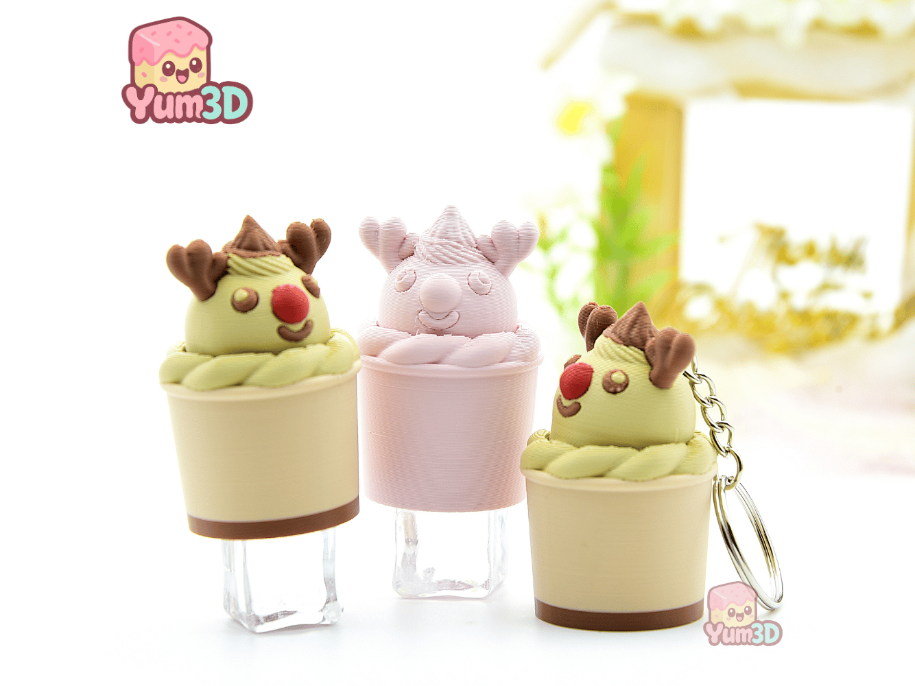 Yum3D-Christmas Rudolph Latte Fidget Clicker Keychain_08.png