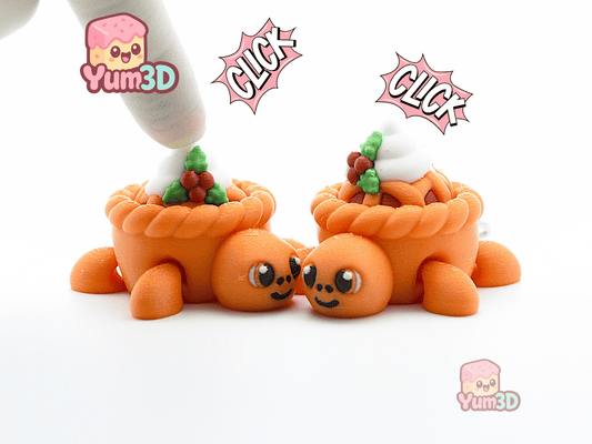 Yum3D-Cranberry Turtle Pie Articulated Fidget Clicker Keychain_01.png