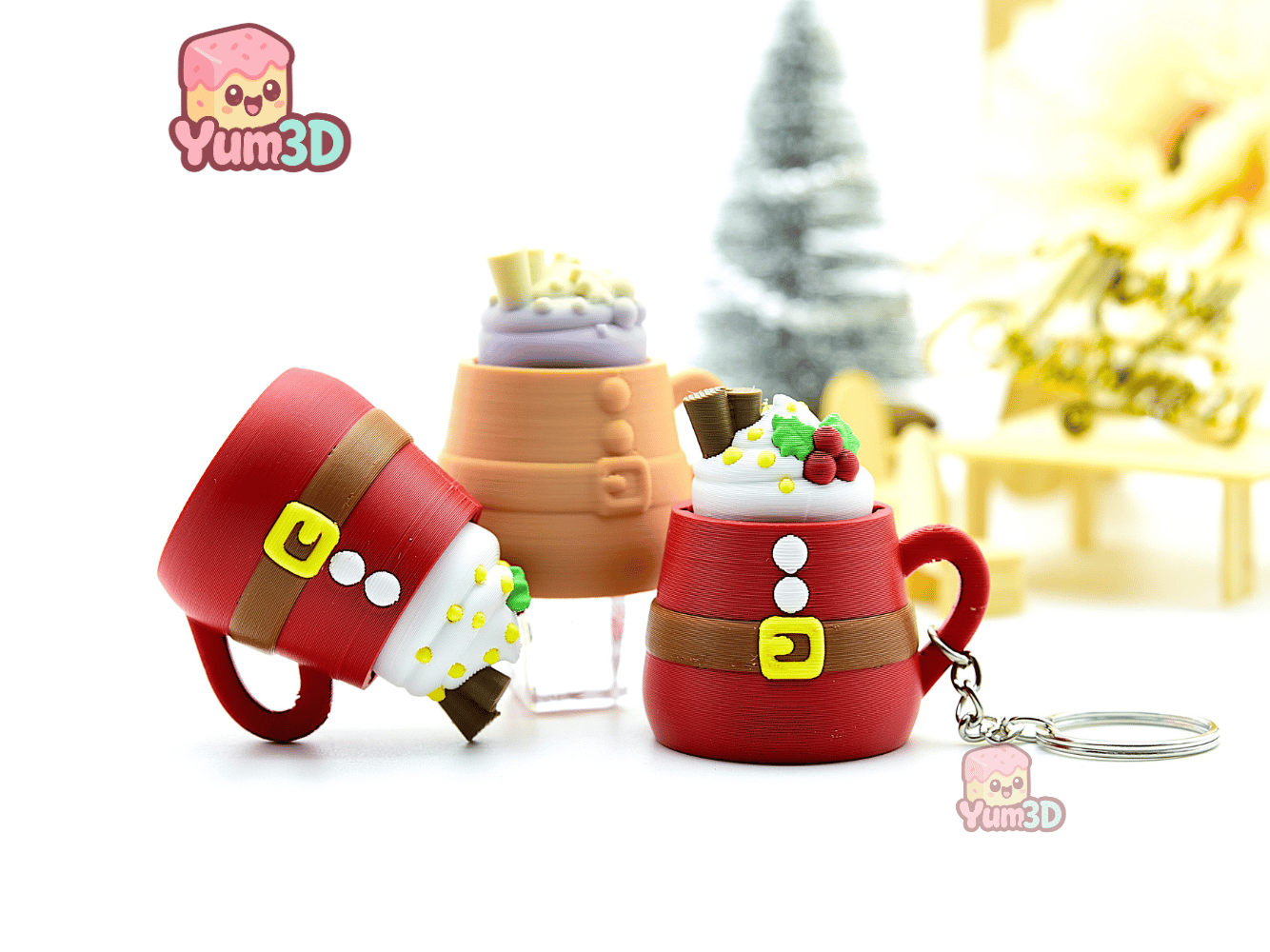 Yum3D-Christmas Santa Mug Fidget Clicker Keychain_08.png