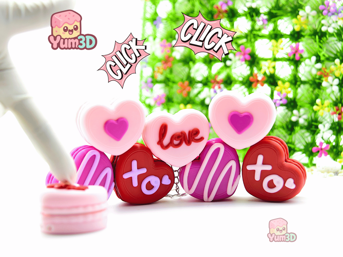 Yum3D-Valentine Macaron Love Set of Clicker Keychains_01.png