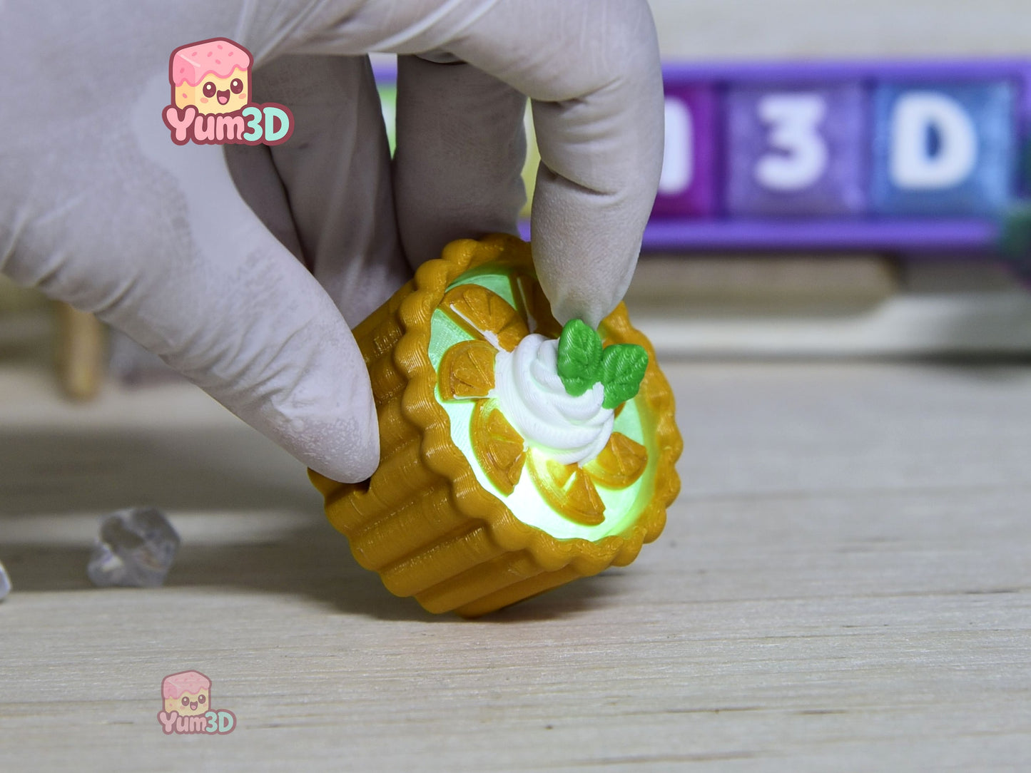 Yum3D-Orange Pie Fidget Led Clicker Keychain_02.jpg
