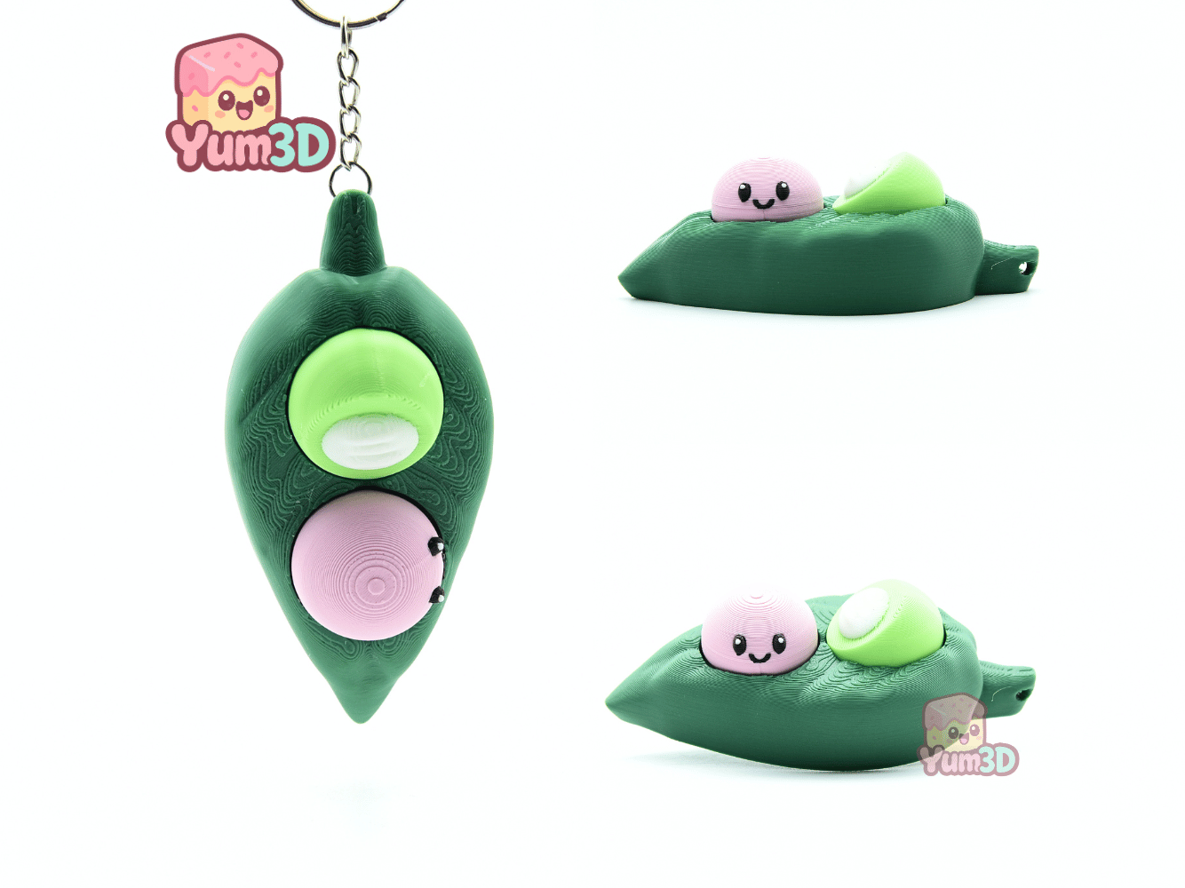 Yum3D-Mochi Clickers on Leaf Fidget Clicker Keychain_02.png