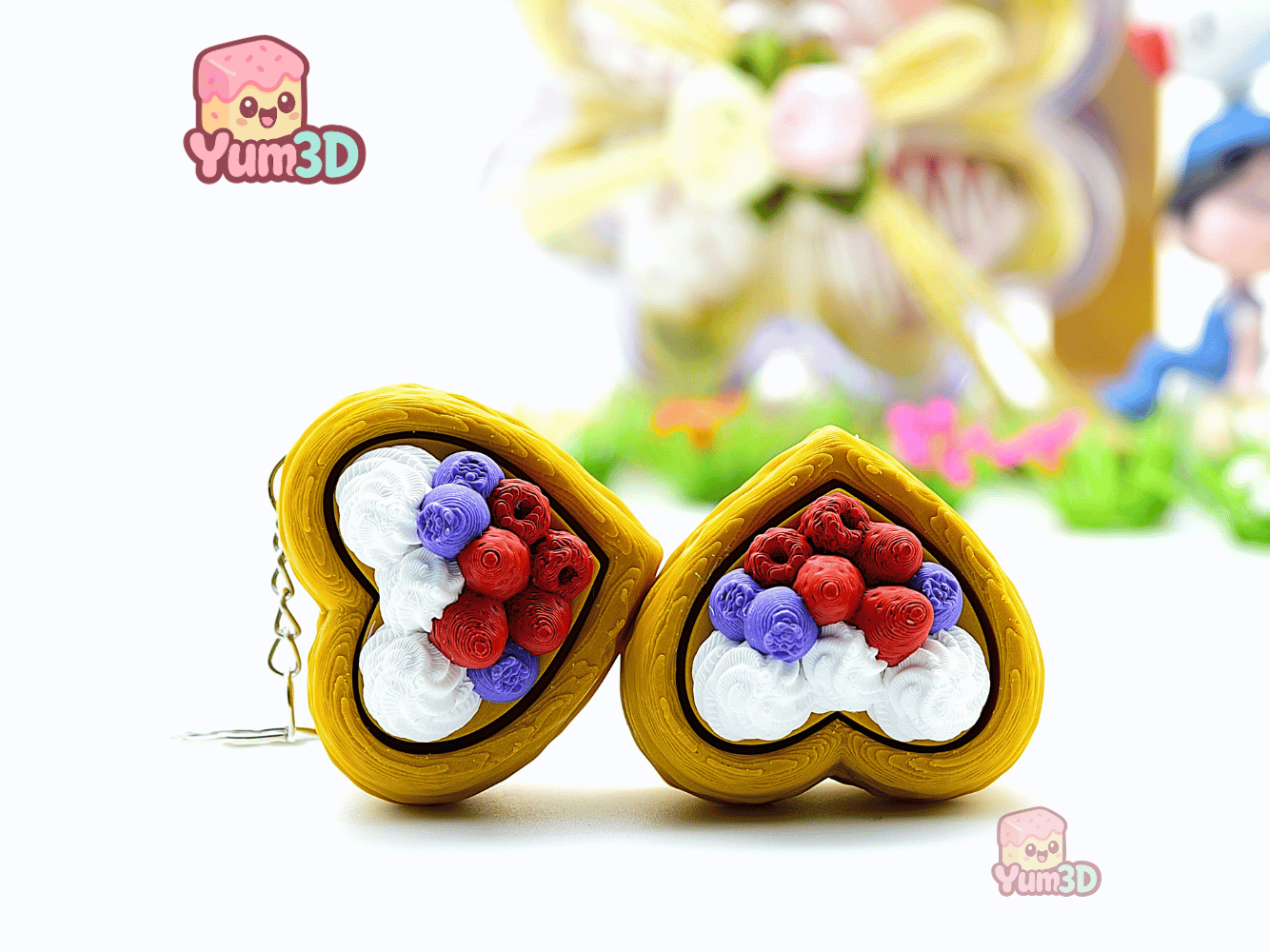Yum3D-Valentine Heart Fruit Tart Fidget Clicker Keychain_09.png