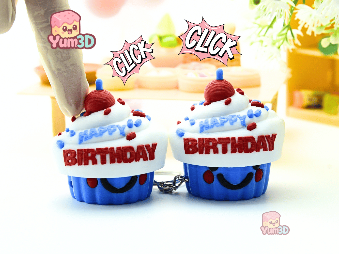 Yum3D-Birthday Celebration Cake Fidget Clicker Keychain_01.png