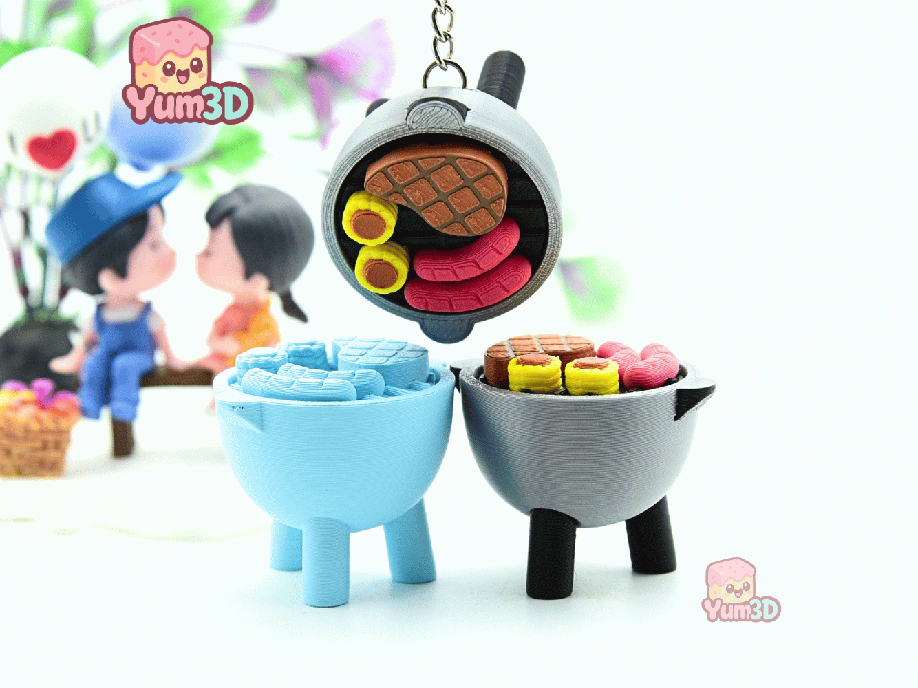 Yum3D-Playful Bbq Grill Buddy Fidget Clicker Keychain_08.png