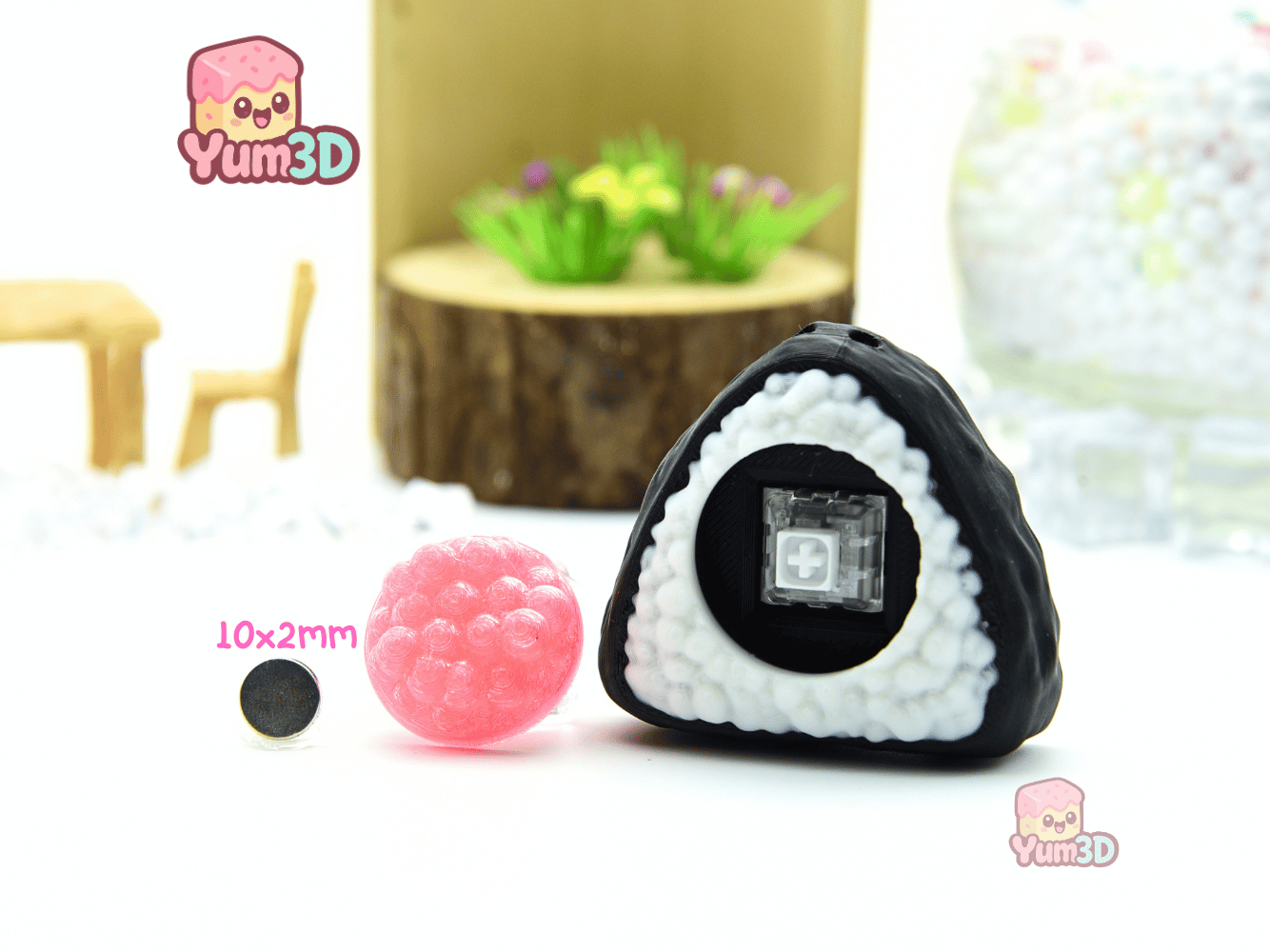 Yum3D-Clicky Onigiri Magnet-Insert Clicker Keychain_03.png